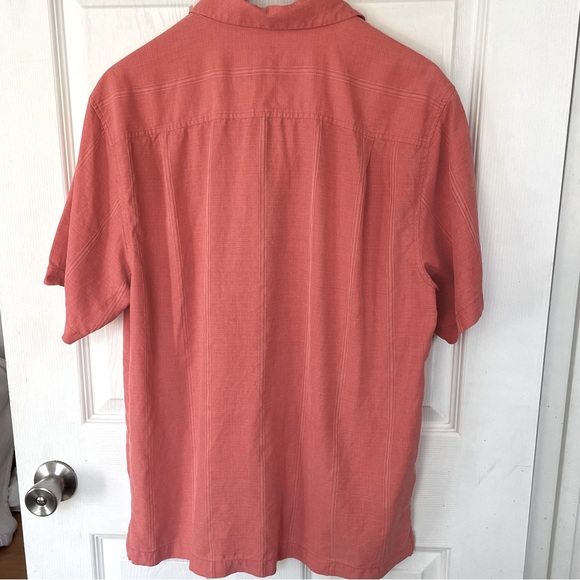TOMMY BAHAMA Kamari Border Silk Camp Shirt In Men’s Medium - Picture 6 of 6